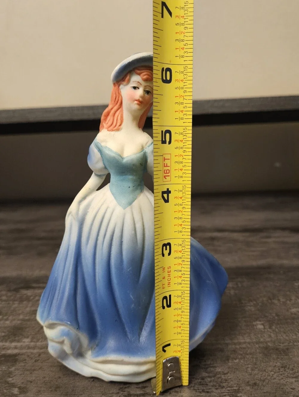 Vintage Bisque Porcelain Victorian Dancing Lady Figurines - Set of 2